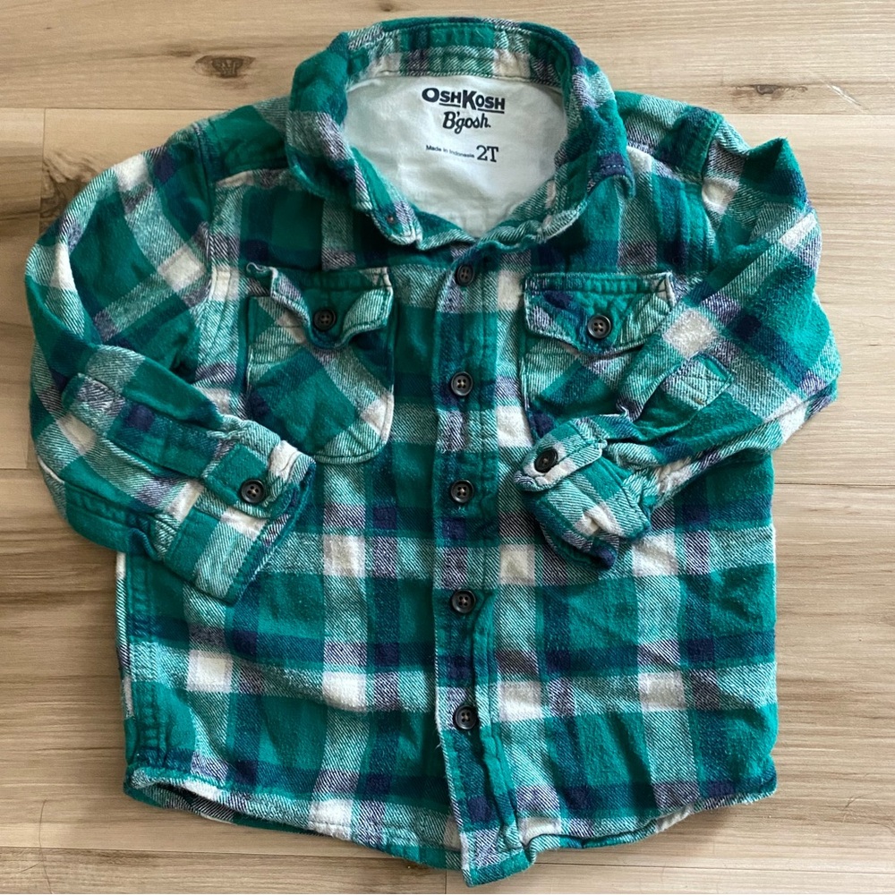 Boys 2T OshKosh B’gosh Flannel